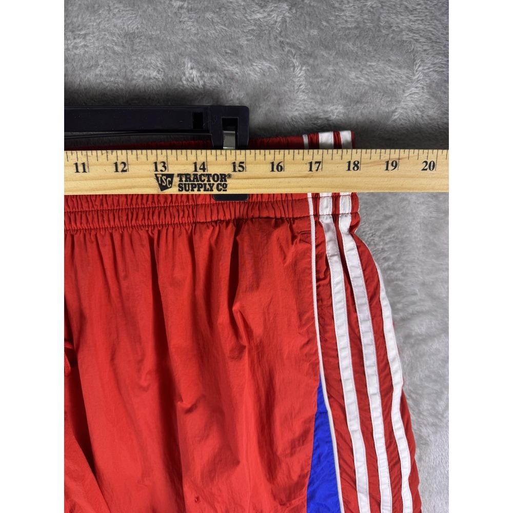 Adidas Swim Trunks Shorts Mens 2XL Red 3-Stripes Quick Dry Lined FS6153 - Picture 4 of 9